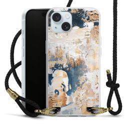 Carry Case Transparent Leather black/gold