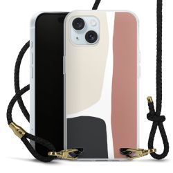 Carry Case Transparent Leather black/gold