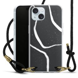 Carry Case Transparent Leather black/gold