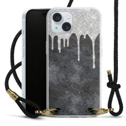 Carry Case Transparent Leather black/gold