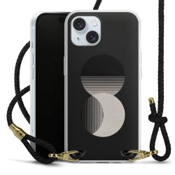 Carry Case Transparent Leather black/gold