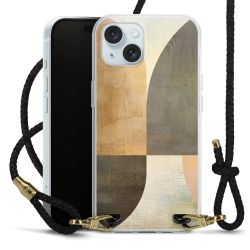 Carry Case Transparent Leather black/gold