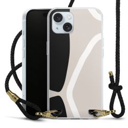 Carry Case Transparent Leather black/gold