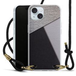 Carry Case Transparent Leather black/gold