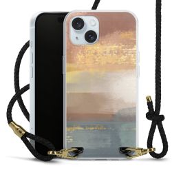 Carry Case Transparent Leather black/gold