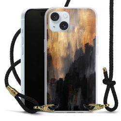 Carry Case Transparent Leather black/gold