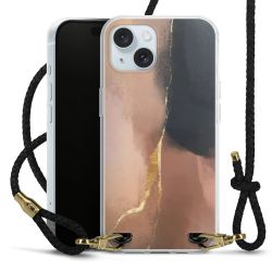 Carry Case Transparent Leather black/gold