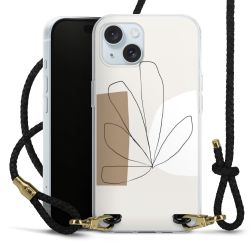 Carry Case Transparent Leather black/gold