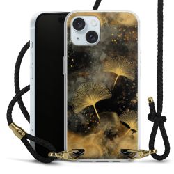 Carry Case Transparent Leather black/gold