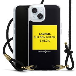 Carry Case Transparent Leder schwarz/gold