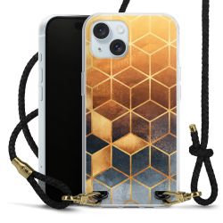 Carry Case Transparent Leather black/gold