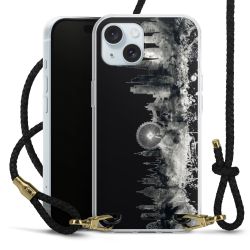 Carry Case Transparent Leather black/gold