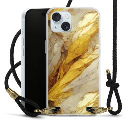 Carry Case Transparent Leather black/gold