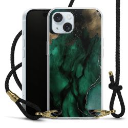 Carry Case Transparent Leather black/gold