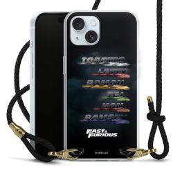 Carry Case Transparent Leather black/gold