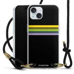 Carry Case Transparent Leather black/gold