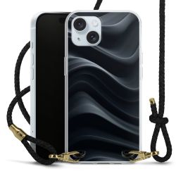 Carry Case Transparent Leather black/gold