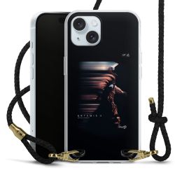 Carry Case Transparent Leather black/gold