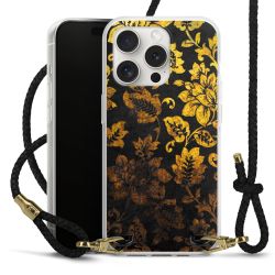 Carry Case Transparent Leather black/gold