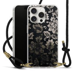 Carry Case Transparent Leather black/gold