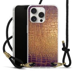 Carry Case Transparent Leather black/gold