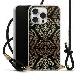 Carry Case Transparent Leather black/gold