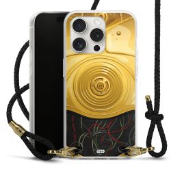 Carry Case Transparent Leather black/gold