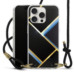 Carry Case Transparent Leather black/gold