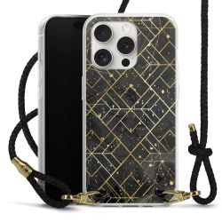 Carry Case Transparent Leather black/gold