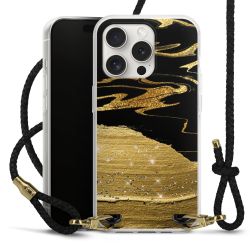 Carry Case Transparent Leather black/gold