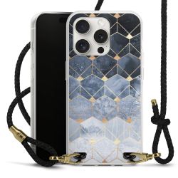 Carry Case Transparent Leather black/gold