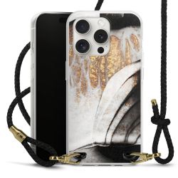 Carry Case Transparent Leather black/gold