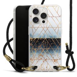 Carry Case Transparent Leather black/gold