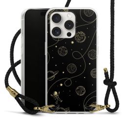 Carry Case Transparent Leather black/gold