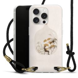 Carry Case Transparent Leather black/gold