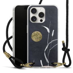 Carry Case Transparent Leather black/gold