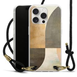 Carry Case Transparent Leather black/gold