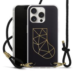 Carry Case Transparent Leather black/gold