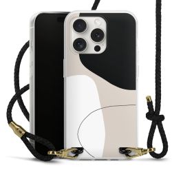 Carry Case Transparent Leather black/gold