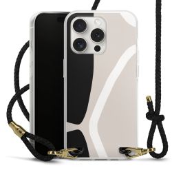 Carry Case Transparent Leather black/gold