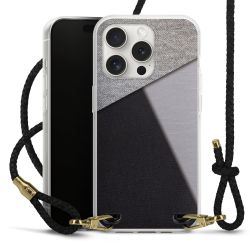 Carry Case Transparent Leather black/gold