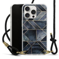 Carry Case Transparent Leather black/gold