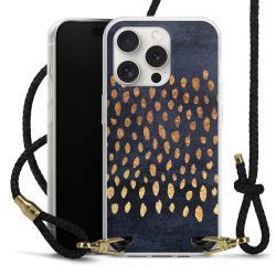 Carry Case Transparent Leather black/gold