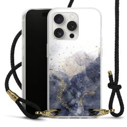 Carry Case Transparent Leather black/gold