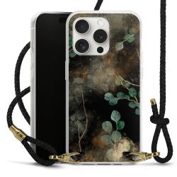 Carry Case Transparent Leather black/gold