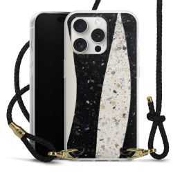 Carry Case Transparent Leather black/gold