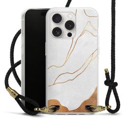 Carry Case Transparent Leather black/gold