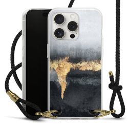 Carry Case Transparent Leather black/gold