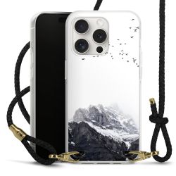 Carry Case Transparent Leather black/gold