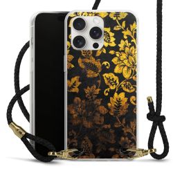 Carry Case Transparent Leather black/gold